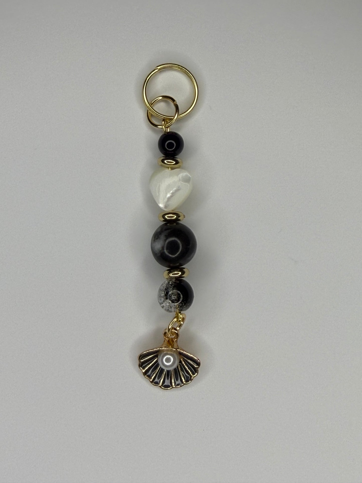 Clam Keychain/ Bag Charm