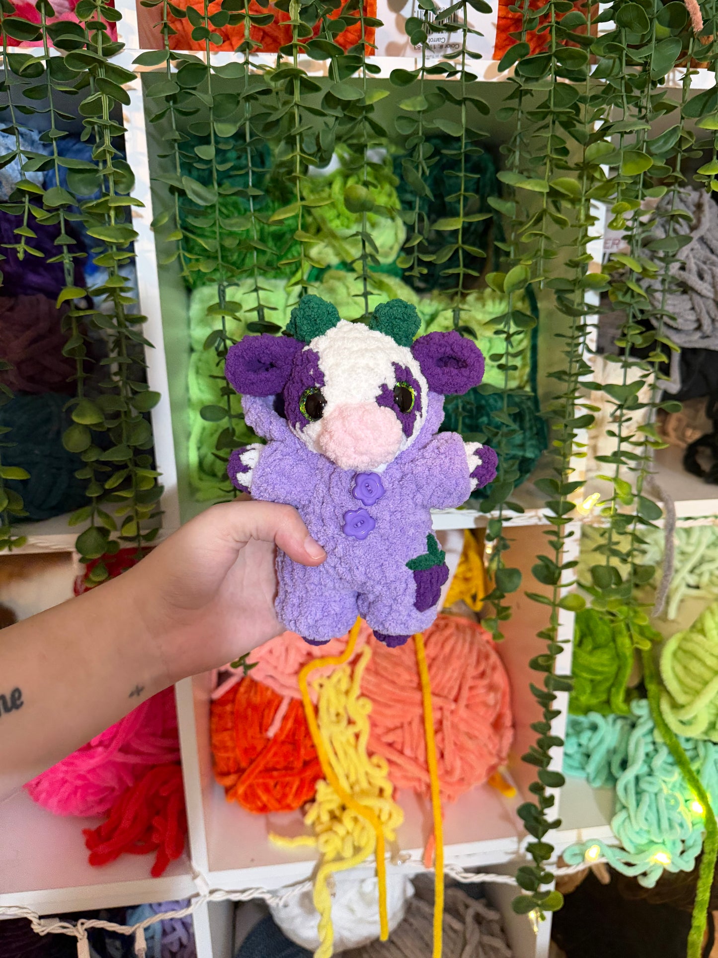 Grape Cow in Pj’s
