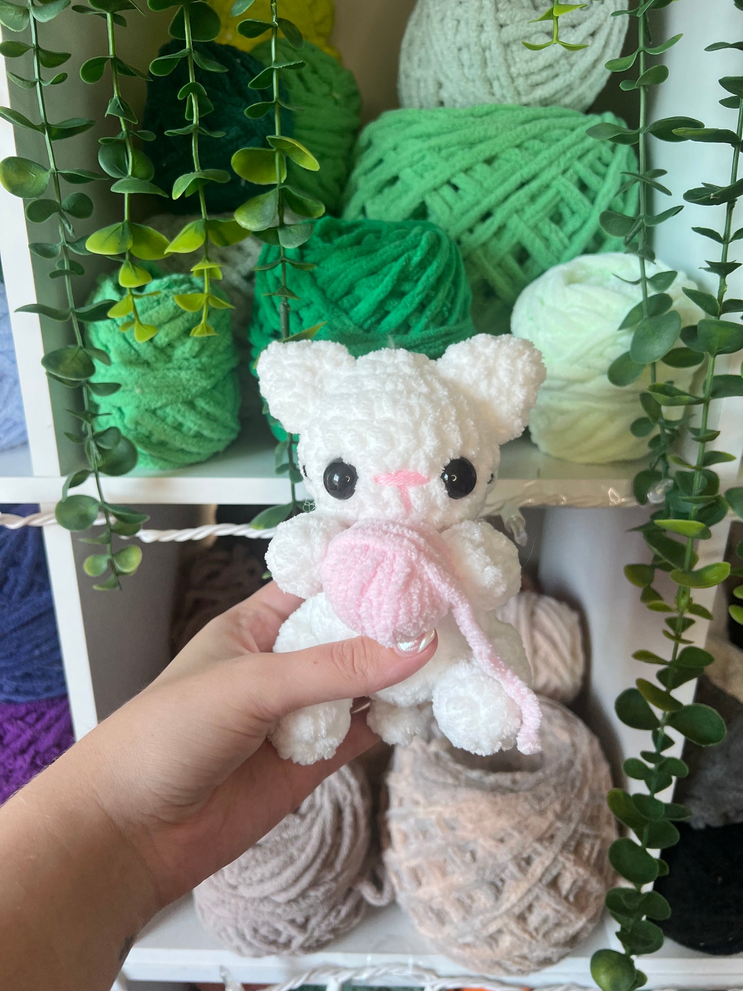 Kitten with Yarn Ball