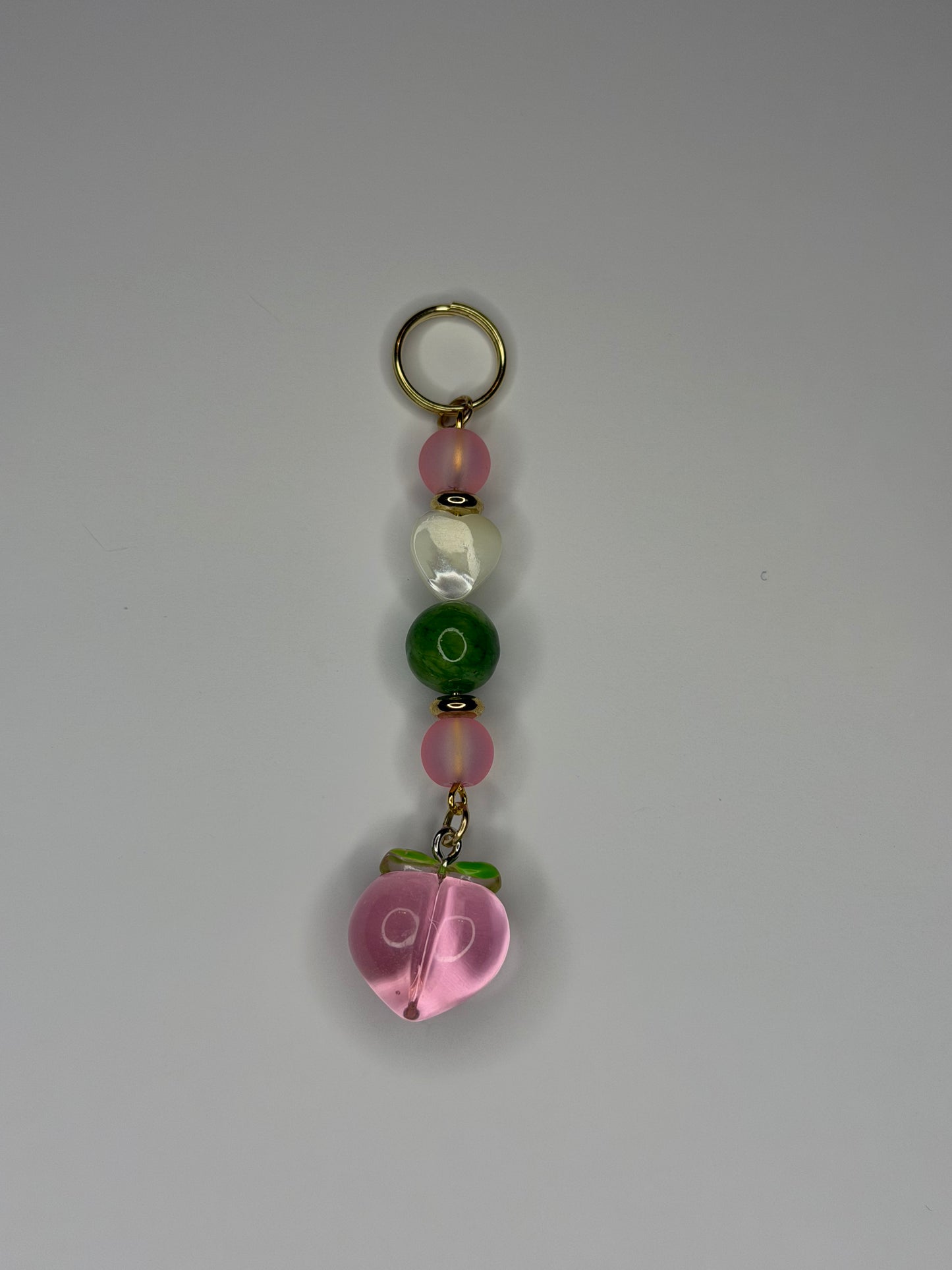 Peach Keychain/ Bag Charm