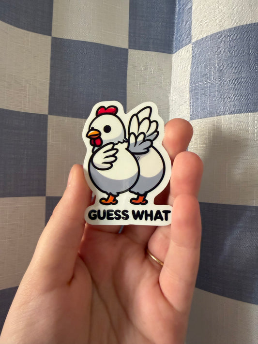 Chicken Butt Sticker