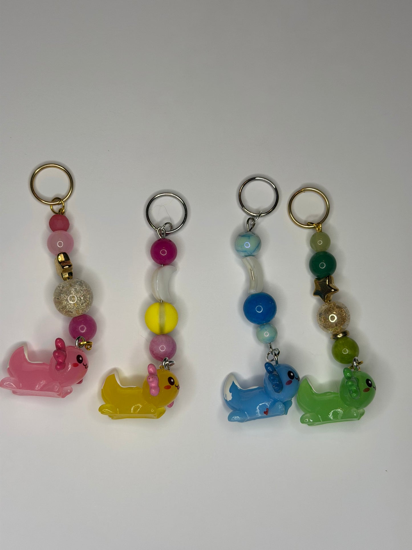 Axolotl Keychain/ Bag Charm