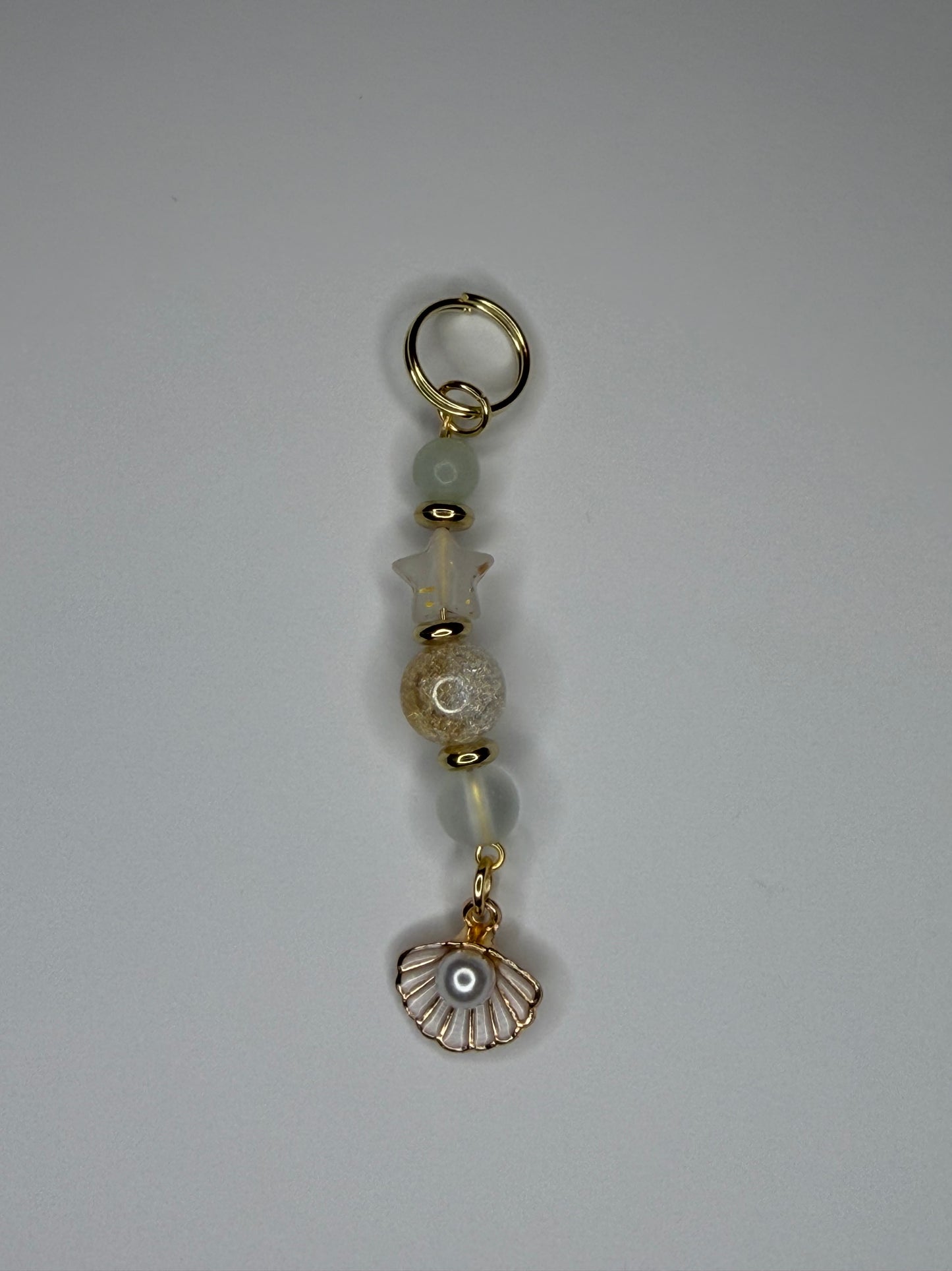 Clam Keychain/ Bag Charm
