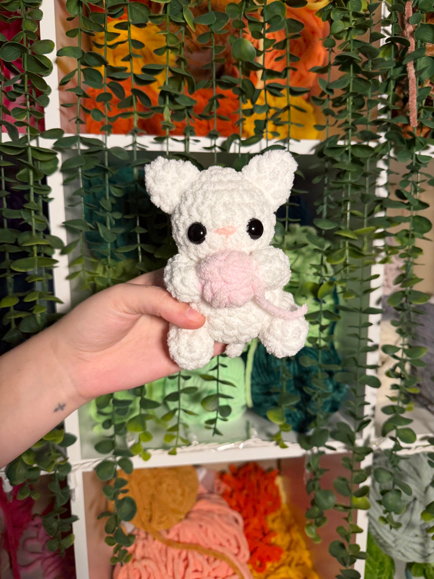 Kitten with Yarn Ball