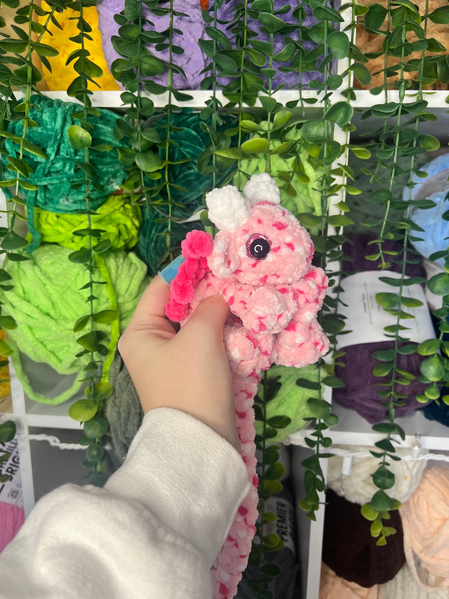 Pink Dragon Snuggler in Egg