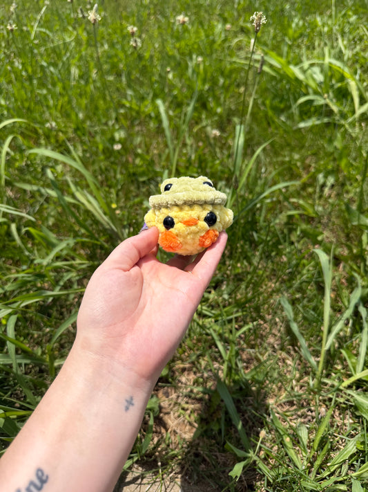 Mini Chicks in Frog Hats