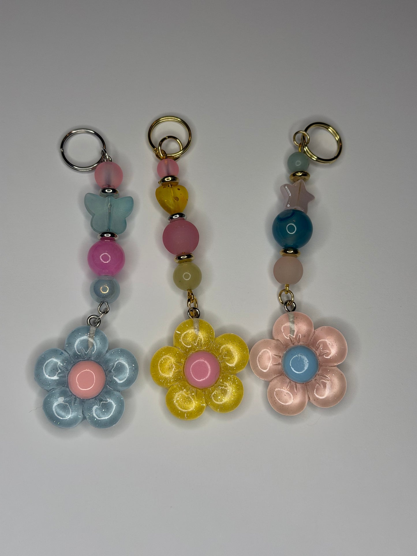 Flower Keychain/ Bag Charm