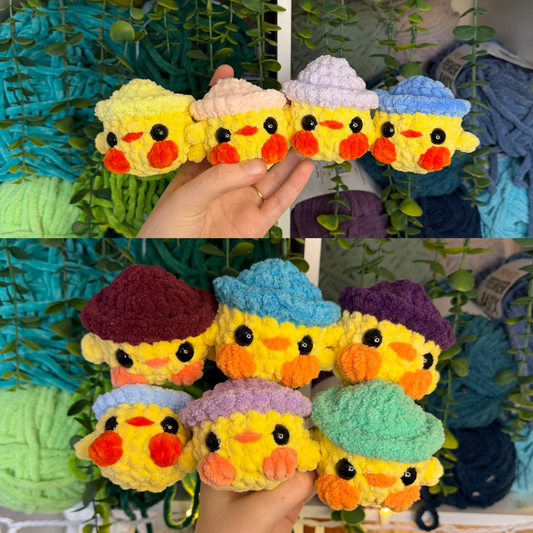 Mini Chicks in Hats