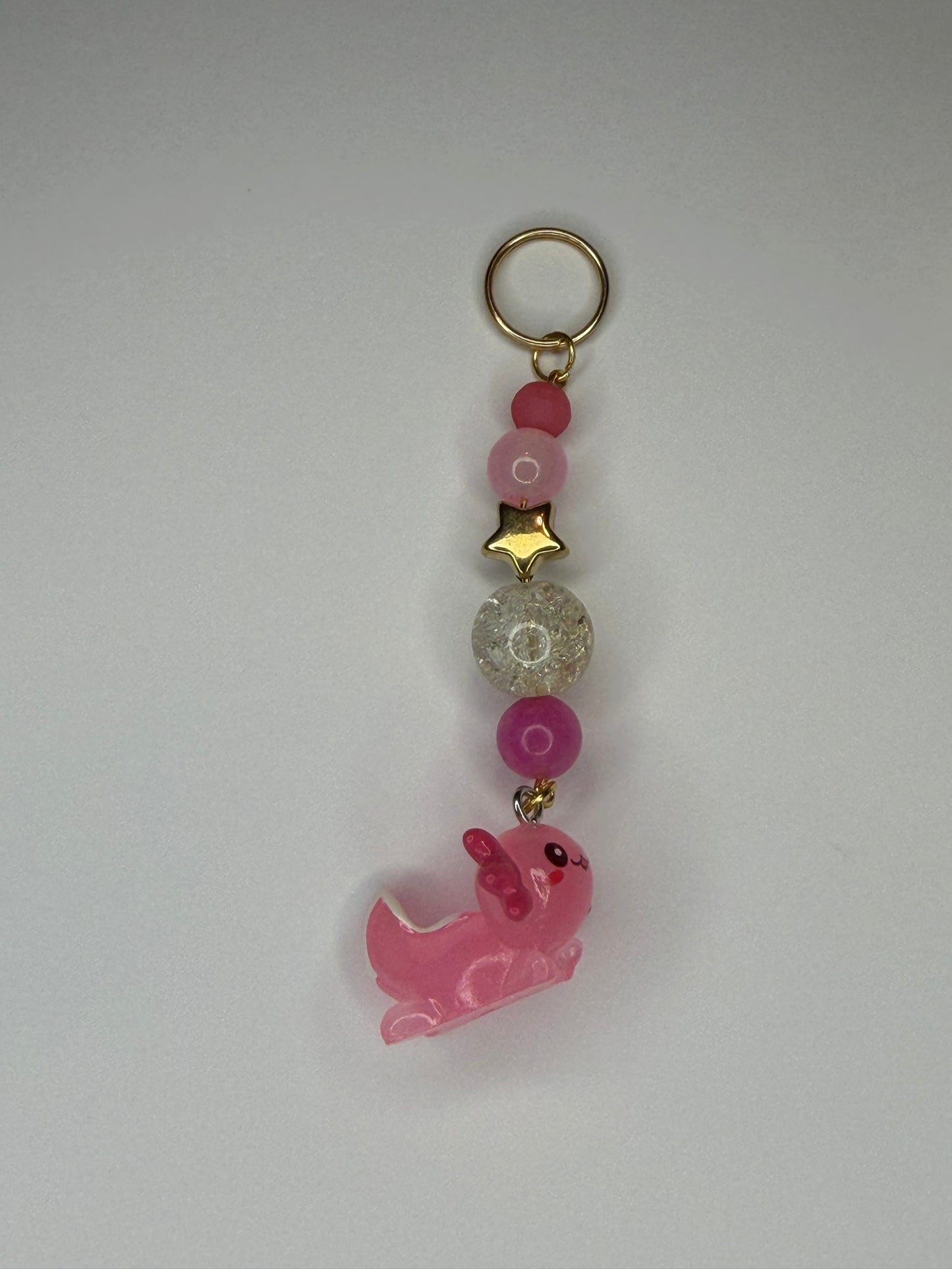 Axolotl Keychain/ Bag Charm