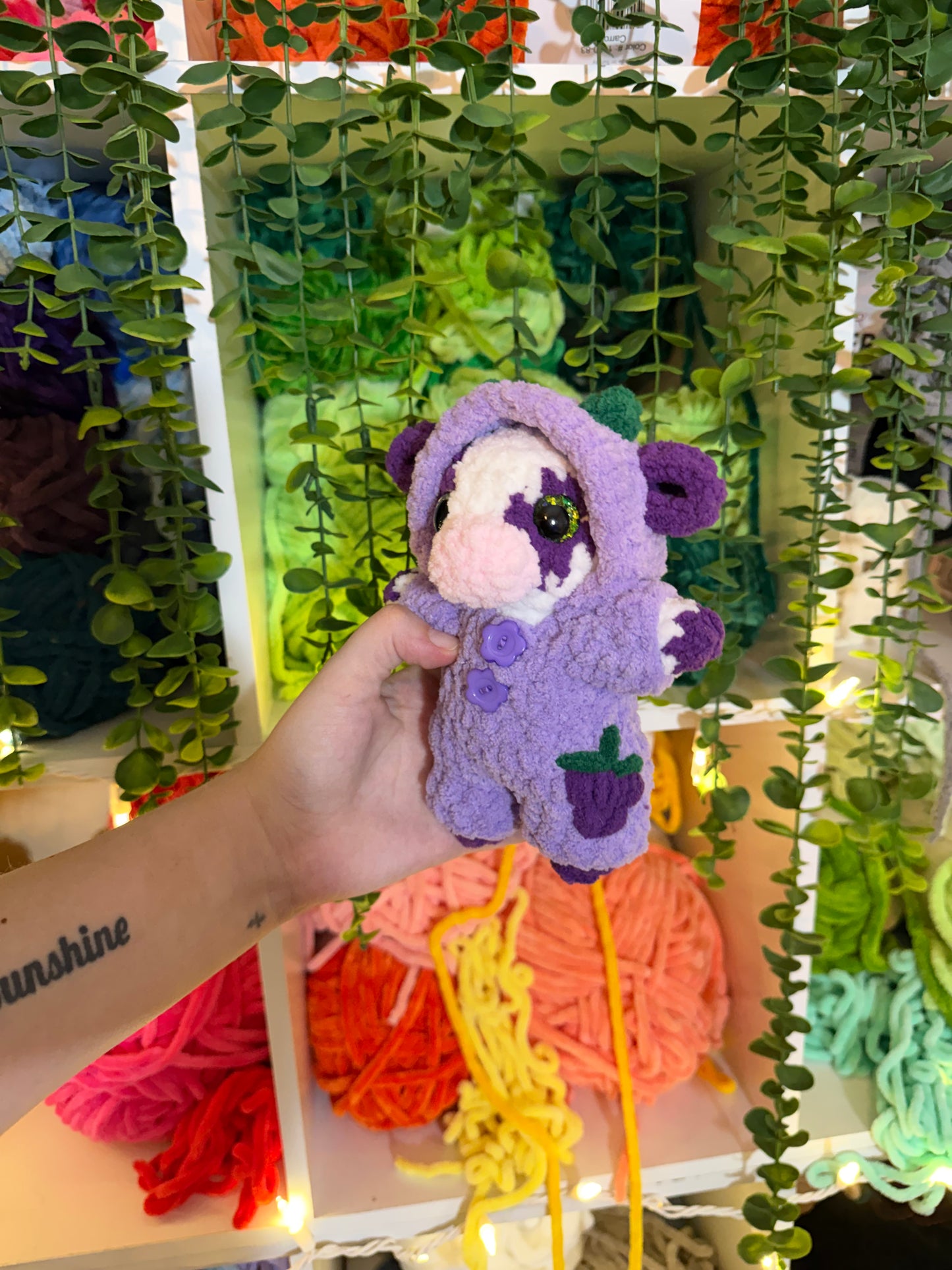 Grape Cow in Pj’s