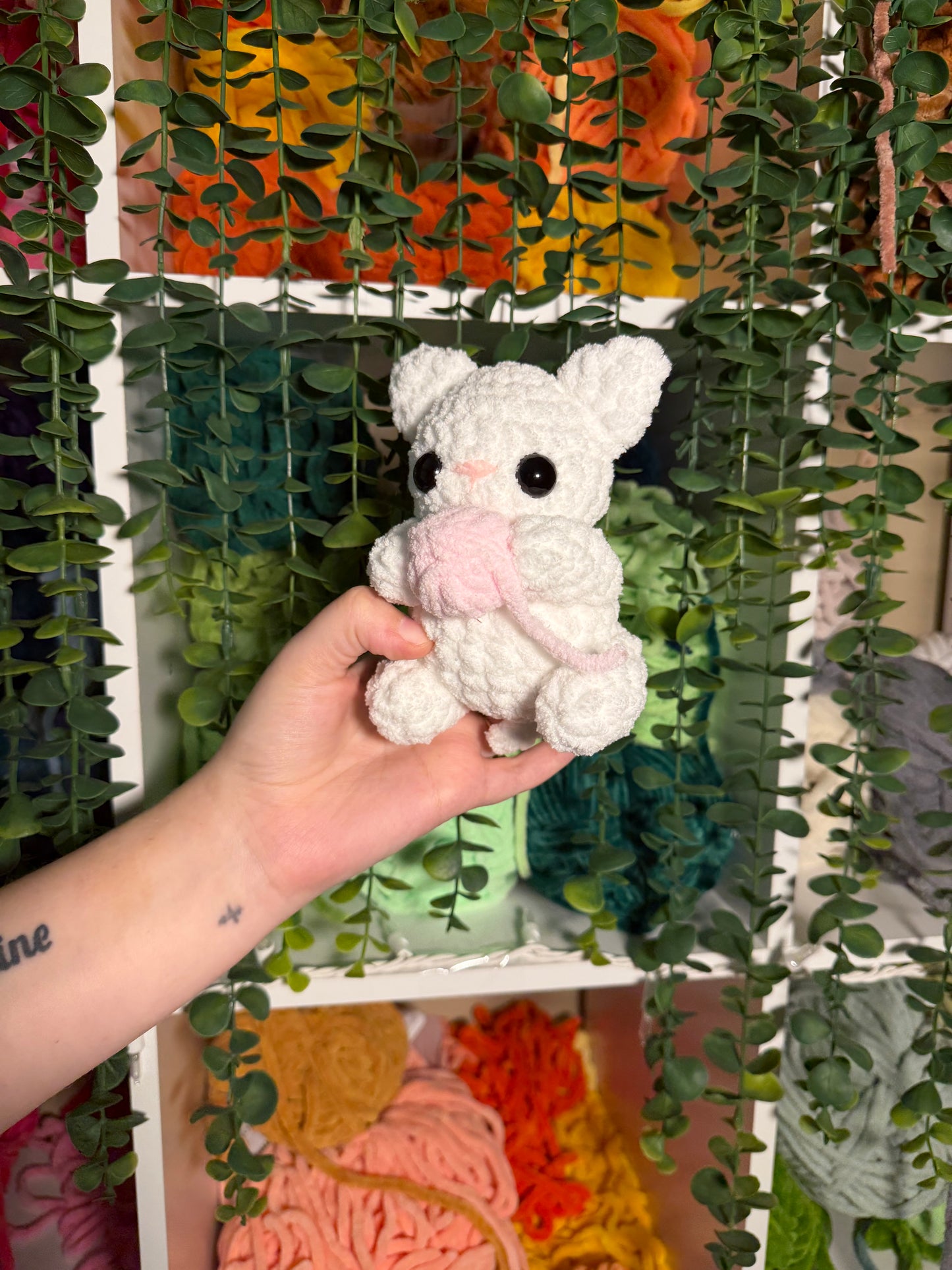 Kitten with Yarn Ball