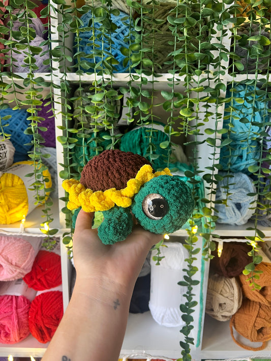 Green Sunflower Turtle