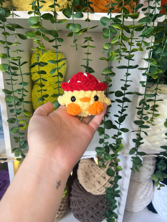 Chick in MushroomHat