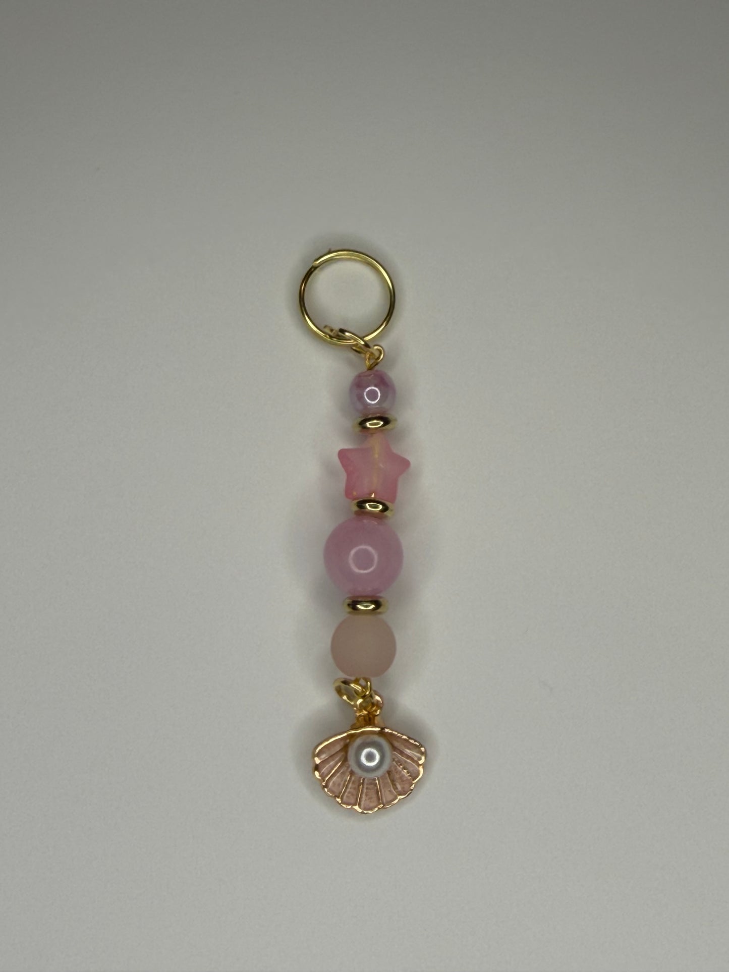 Clam Keychain/ Bag Charm