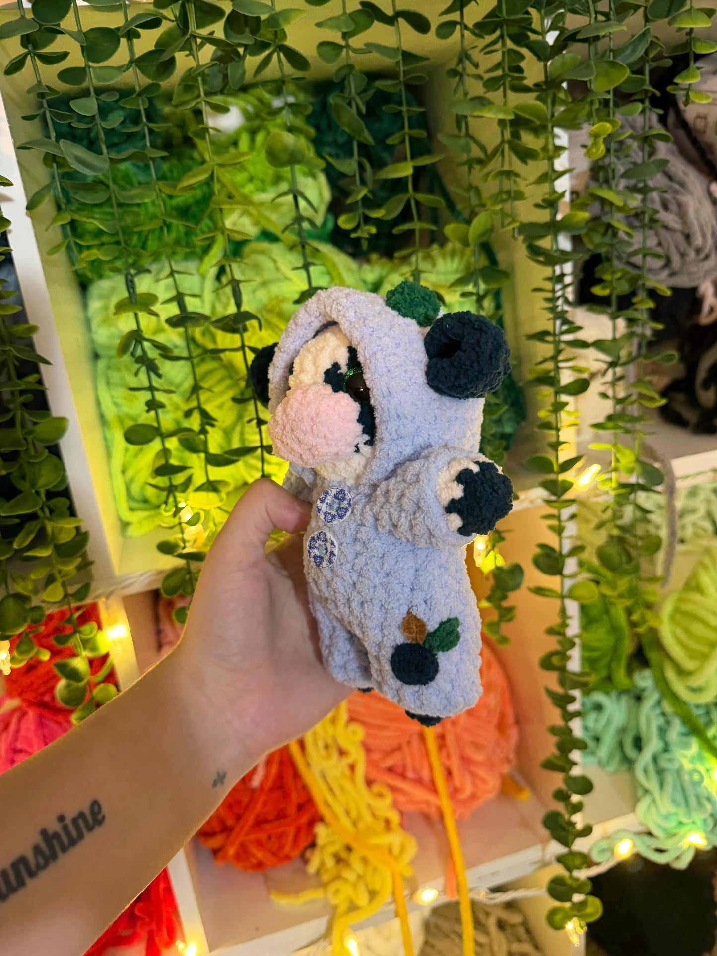 Blueberry Cow in Pj’s