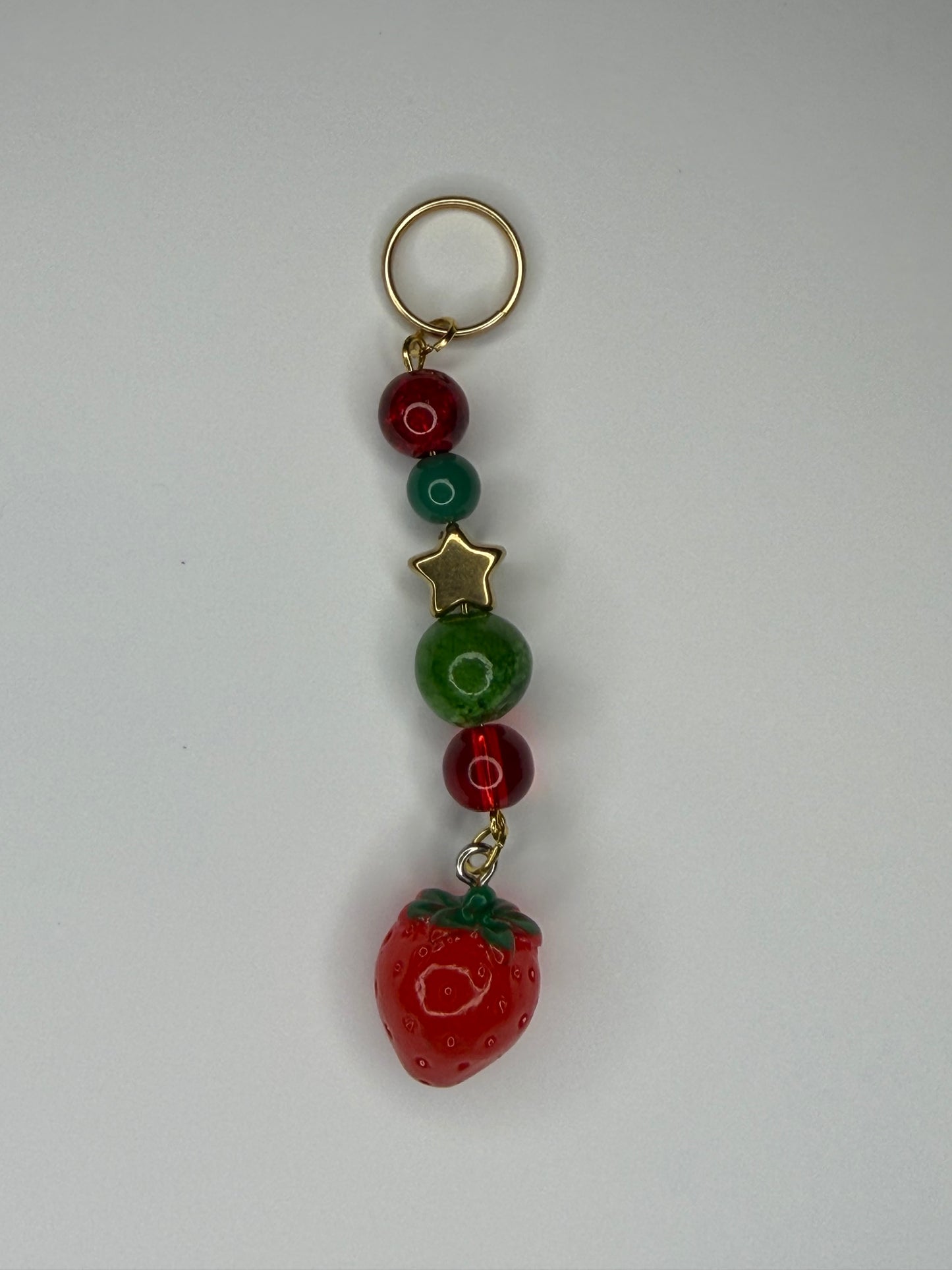 Strawberry Keychain/ Bag Charm